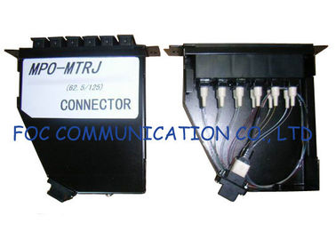 แผงไฟเบอร์ออปติกแพทช์สำหรับ Telecoms / MPO Cassette เต็มรูปแบบด้วย MTRJ Pigtails