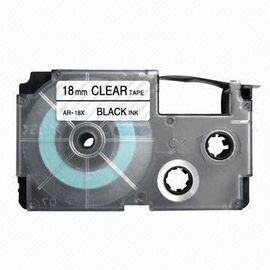 Laminated Adhesive Labeling Maker Tape, Cassette Replacement Compatible for Casio Printing Ribbon